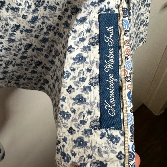 Robert Graham Modern Americana Men’s XL Tailored Fit Long Sleeve Shirt - Picture 6 of 7